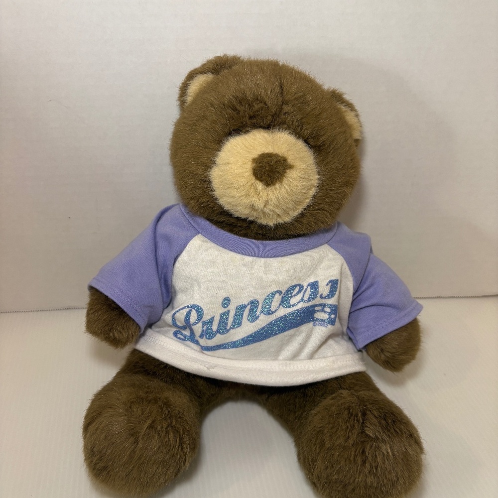 Vintage Build A Bear Workshop Original Brown Teddy Bear Plush 1997 w/Princess
